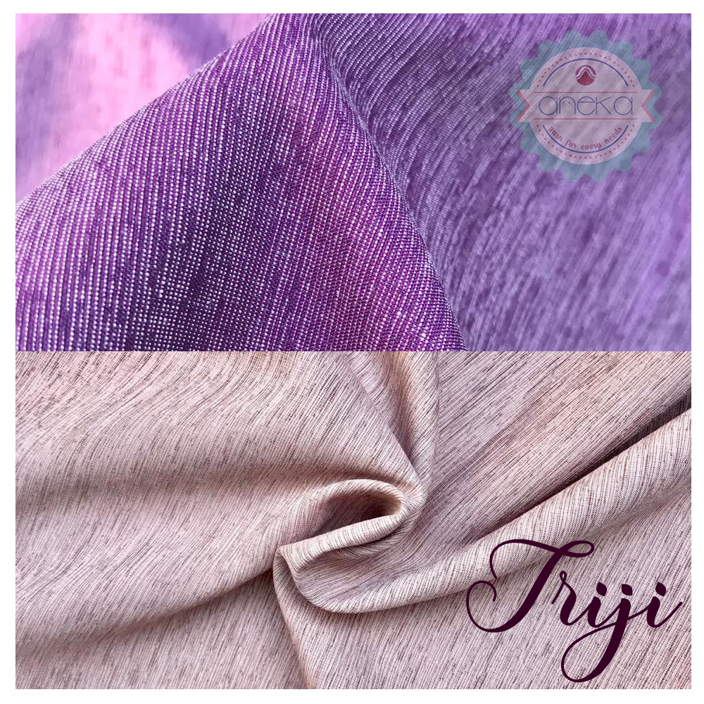 Kain Triji / TJ / Serat Kayu PER YARD / Kain GAMIS / JILBAB