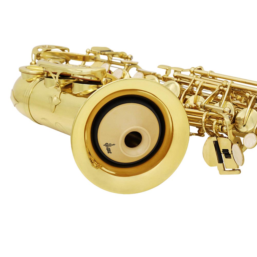 Peredam Suara Saxophone Alto Bahan ABS Warna Kuning