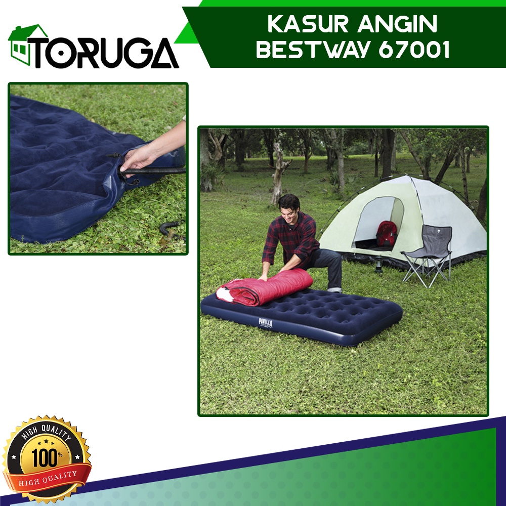 Kasur Angin Twin Size Bestway 67001 188 x 99 cm Matras Karet Air Bed