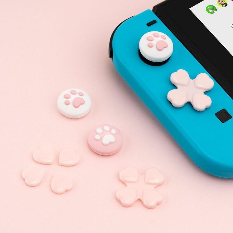 Stiker Cover Tombol Joy-con Nintendo Switch Oled D-pad Bentuk Silang