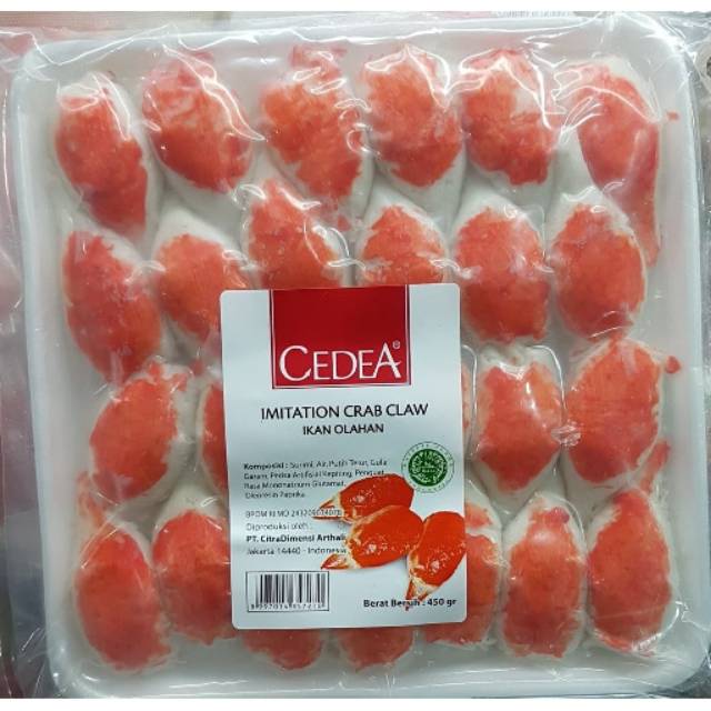 

Cedea crab claw 450gr