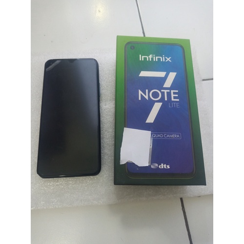infinix note 7 lite hidup normal minus lcd