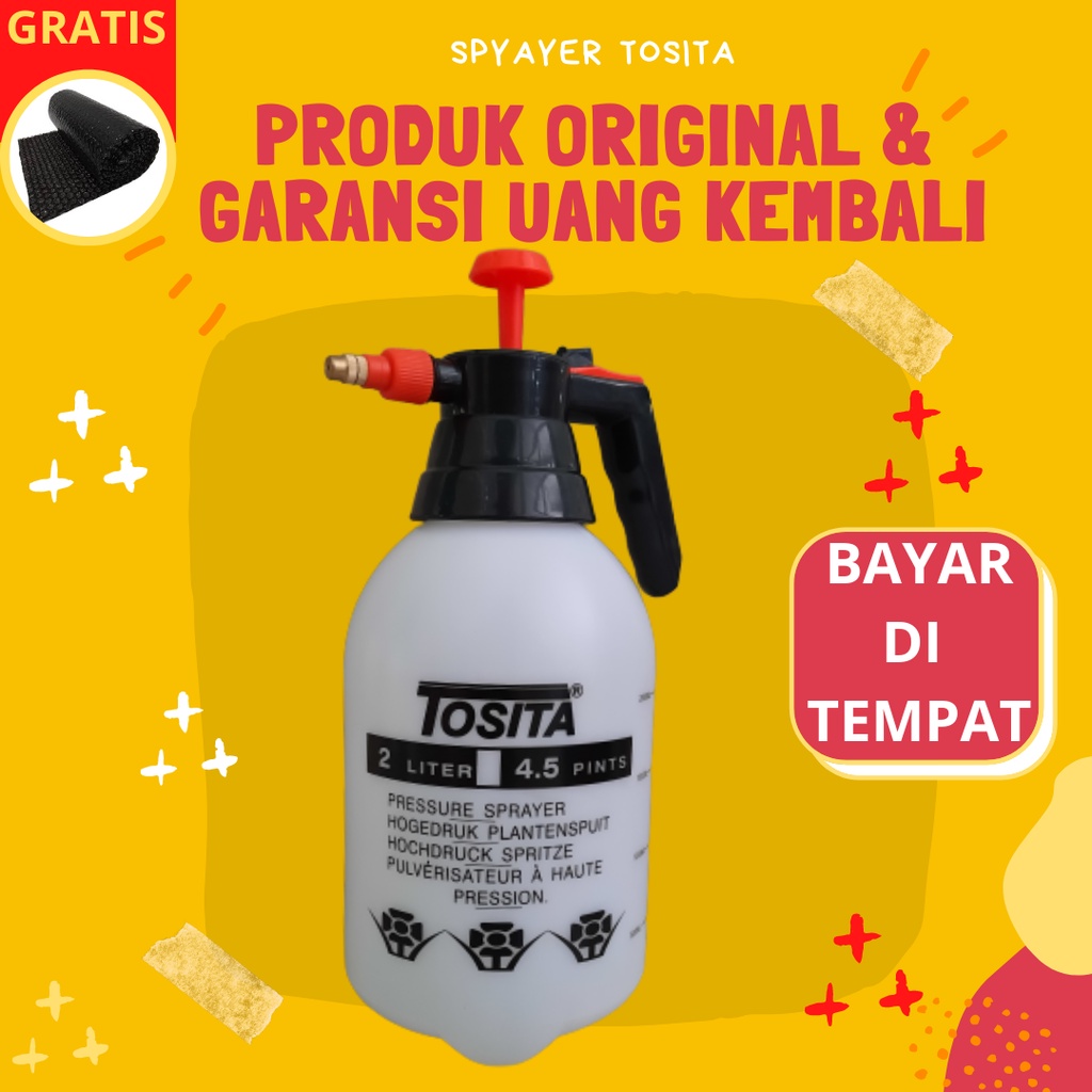 Alat Semprot Penyemprotan Sprayer Tangan Kecil Tanaman Bunga Burung 2 Liter TOSITA