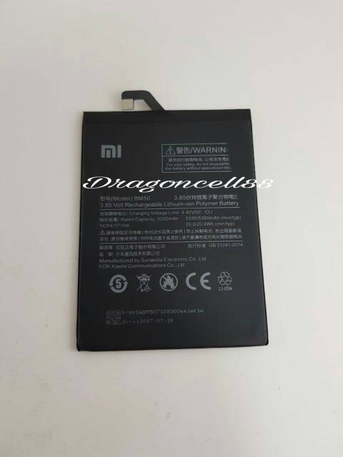 Battery Baterai XIAOMI Mi Max 2 BM 50 ORIGINAL Bukan Ori 9o%