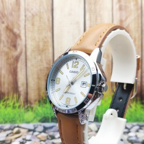 [COD] Jam Tangan Wanita Casio Analog Strap Cokelat CLASSIC KEREN Original KOTAK KADO TERBARU