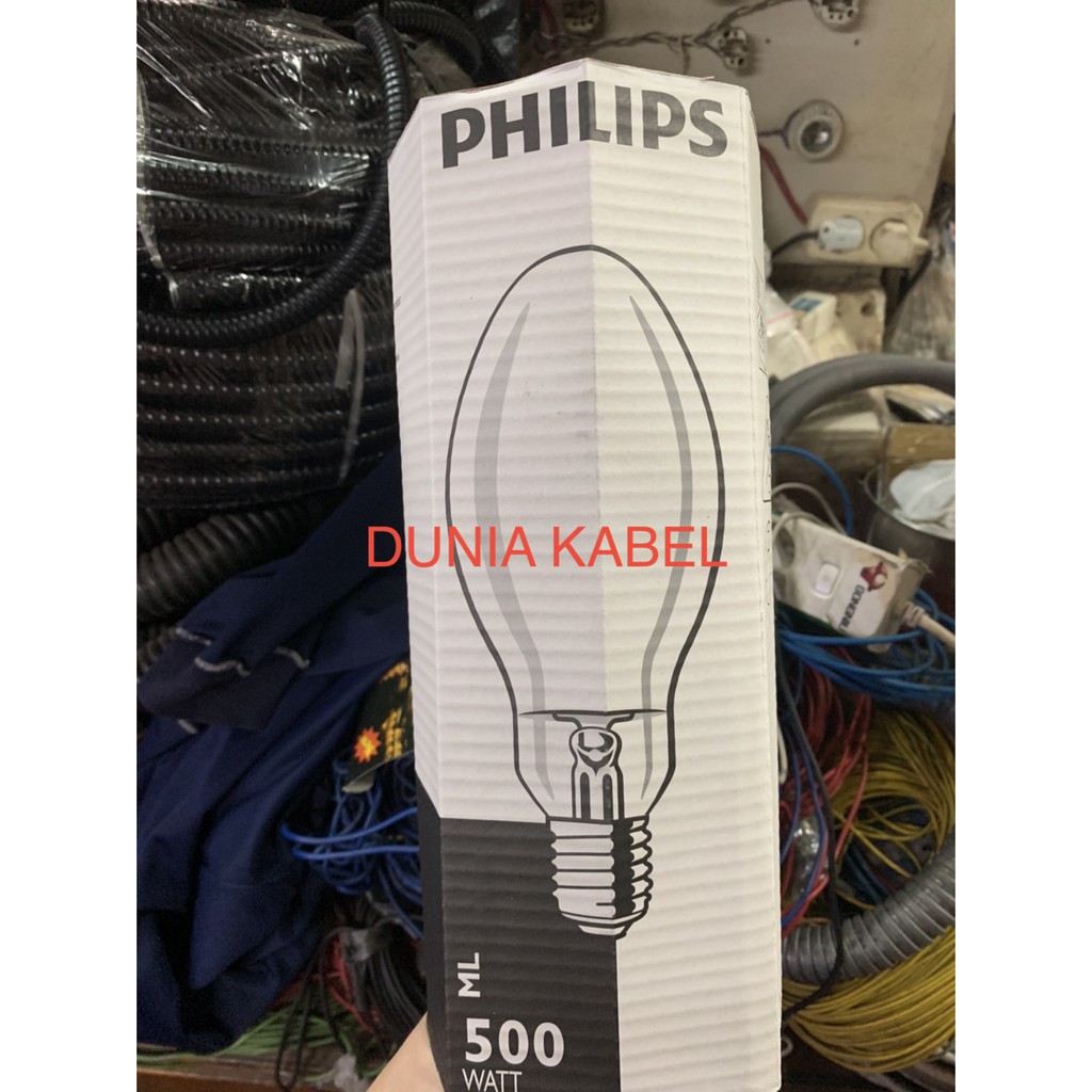 LAMPU MERKURI PHILIPS ML 500 500 WATT 500 W / LAMPU MERCURY