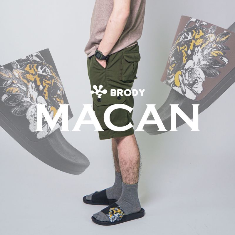 BRODY MACAN selop cowo cool ringan nyaman.