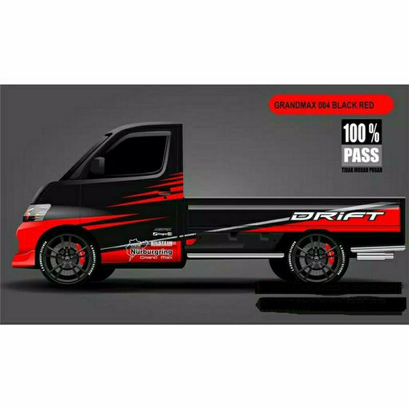 Stiker mobil pick up Suzuki grand max terbaru stiker cutting mobil pick grand max terkeren