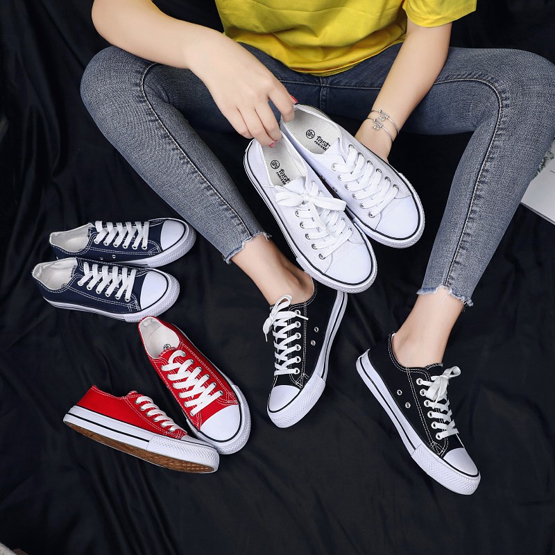 Sepatu Sneakers Pria Kasual Tali Import Sepatu Sekolah Cowok Murah Kekinian Azgalery SPT-06