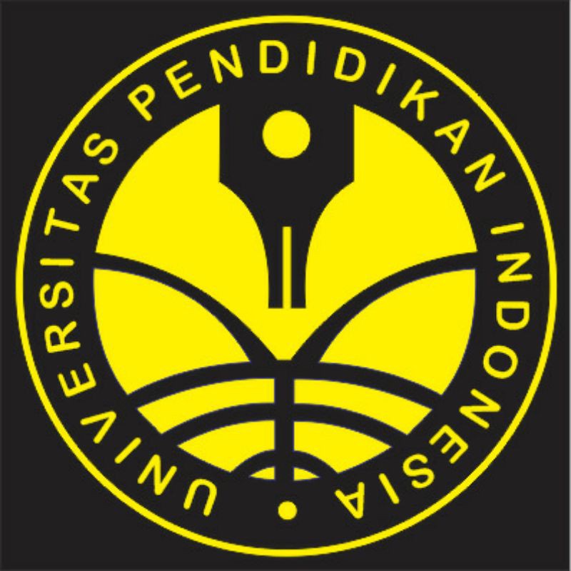 Jual Cutting Sticker Stiker Logo Universitas Pendidikan Indonesia UPI