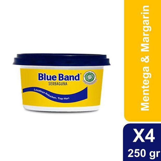 

BISA COD Blue Band Serbaguna Tub 250 gr - 4 pcs HEMAT [Kode 1|Kode 2|Kode 3|Kode 4|Kode 5|Kode