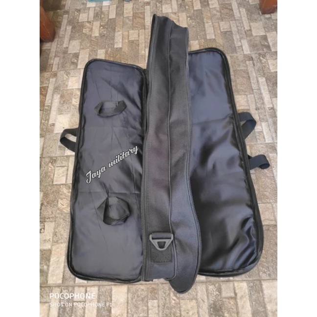 Gunbag Panjang 80 cm Isi 2 Unit Tas Senjata Brimob Polri Gunbag Hitam Airsoft