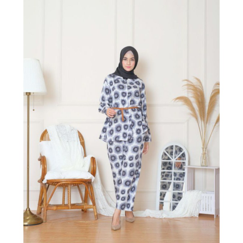 Arumi One Set Rayon Viscose / Setelan Rayon Viscose / piyama rayon viscose