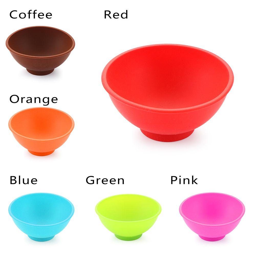 Solighter Facial Bowl Butter Perlengkapan Kamar Mandi Silikon Gadget Dapur Sauce Cup