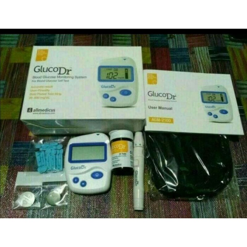 alat tes gula darah gluco dr
