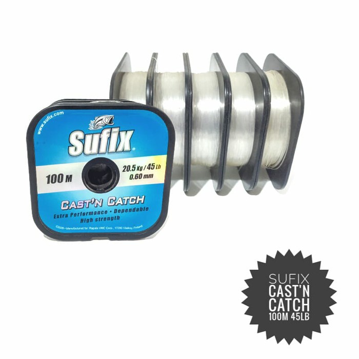 Senar Pancing Sufix Cast'n Catch 45 LB