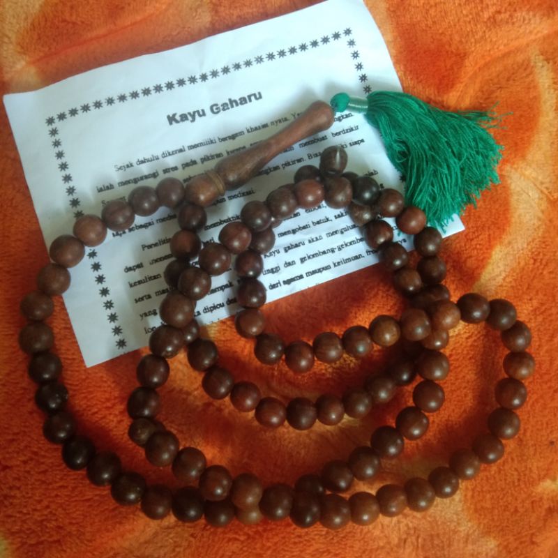 tasbih kayu gaharu 10 mm