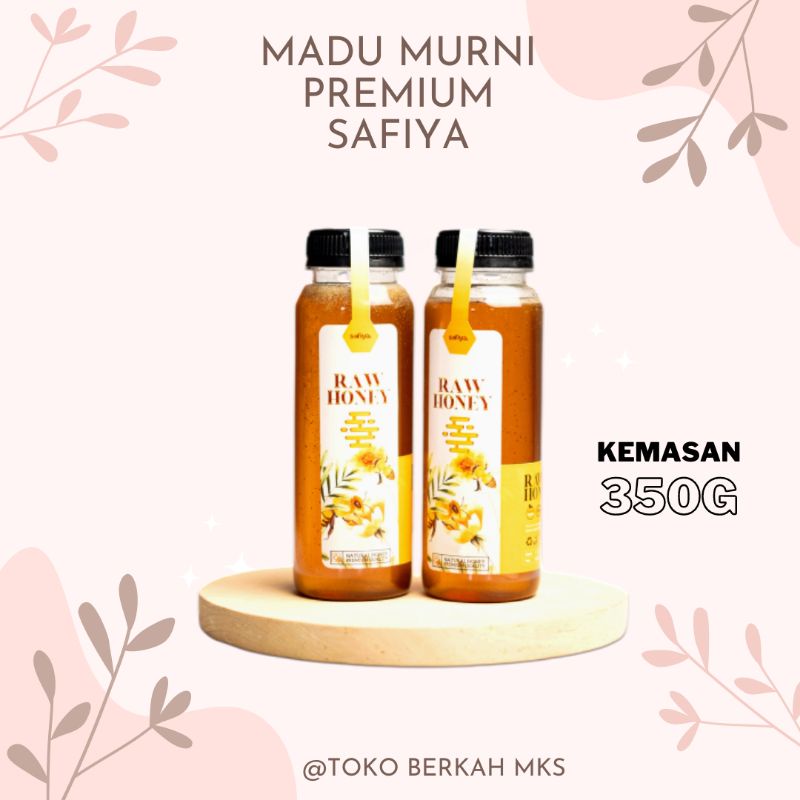 

Raw honey madu safiya madu murni premium 650 gram ready Sidrap