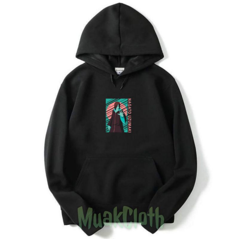 JAKET SWEATER HOODIE ANAK ANIME NAGATO UZUMAKI - MuakCloth