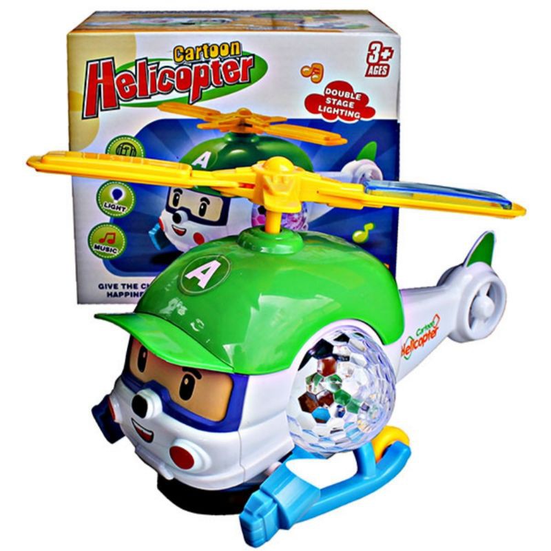 mainan anak helicopter robocar poli Baterai heli 582OTI | Shopee Indonesia