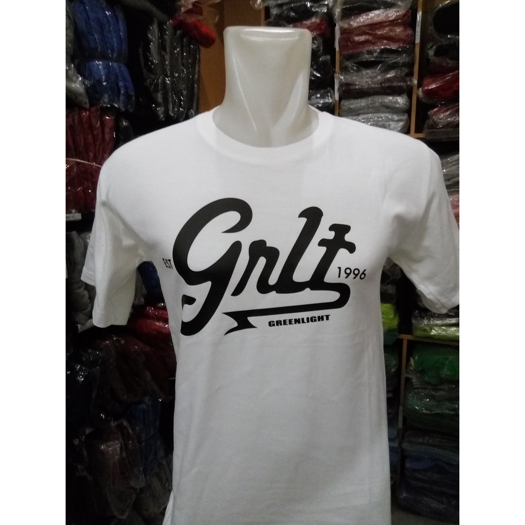 kaos baju tshirt grlt putih | Shopee Indonesia