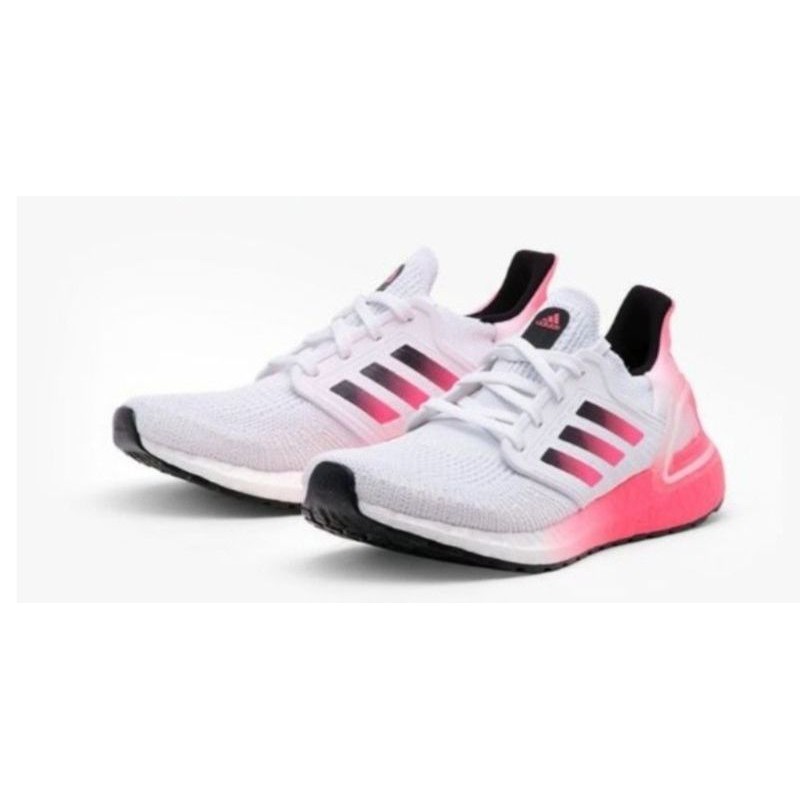 white and pink adidas ultraboost
