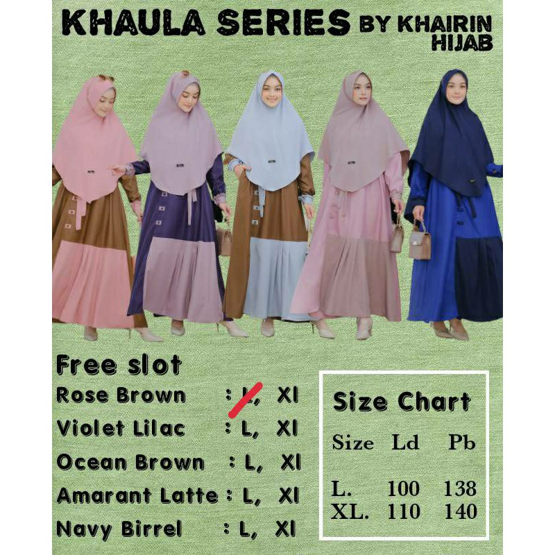 Khaula series by Khairin Hijab
