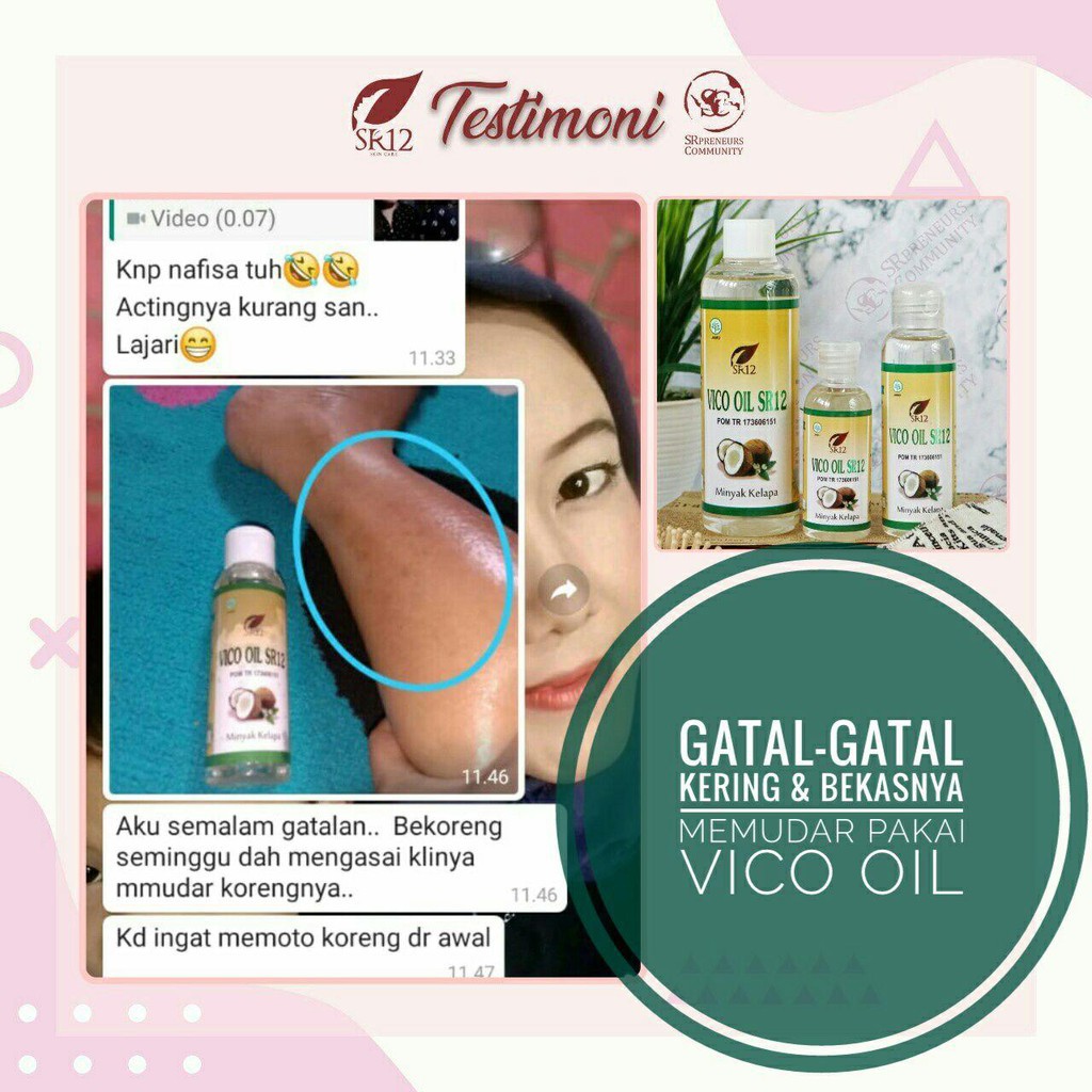 IMUN BOOSTER VCO MINYAK KELAPA MURNI SR12 / VICO VIRGIN COCONUT OIL 60ml / 100ml / 250ml / 60 Kapsul