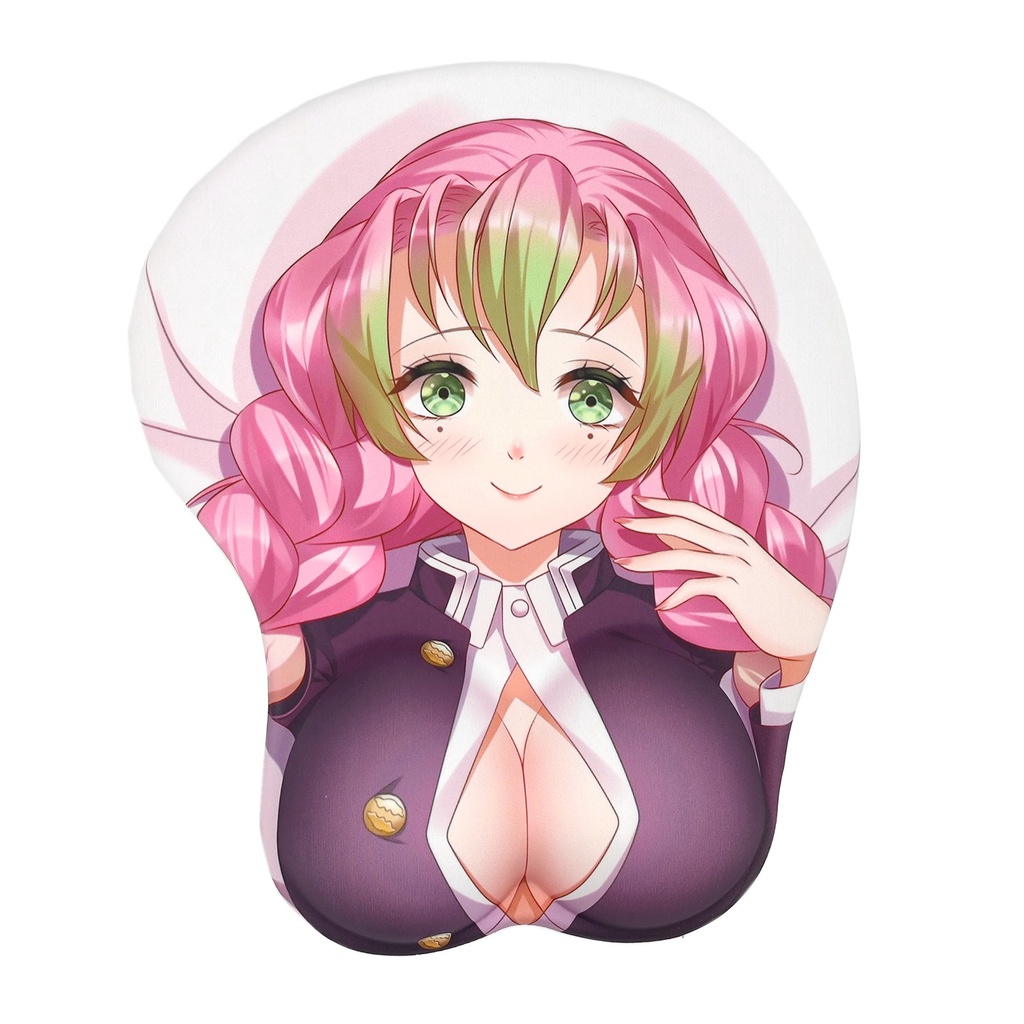 Kanroji Mitsuri Anime 3D Oppai Mouse Pad Wrist rest