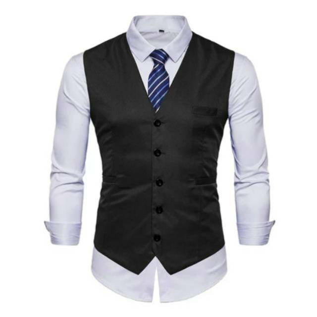 ROMPI JAS PRIA - VEST FORMAL - BAJU KERJA - BAJU CASUAL- BAJU ROMPI
