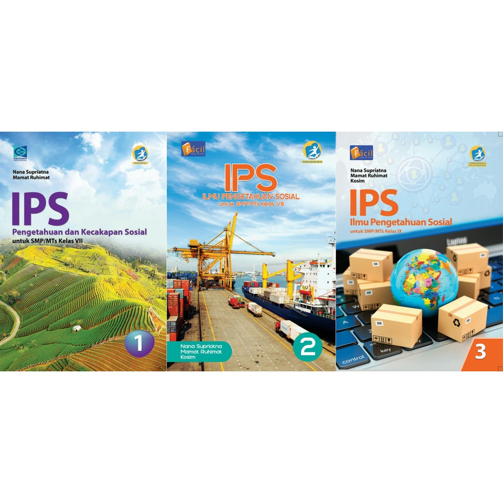 BUKU IPS SMP KELAS 7 8 9 GRAFINDO