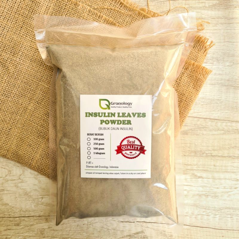 Daun Insulin Bubuk / Insulin Leaves Powder (1 kilogram) by Granology