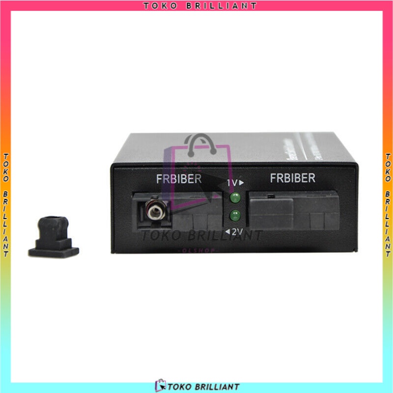 TERBARU BISA COD - MEDIA CONVERTER 2 FIBER 2 ETHERNET CM2F2E 2F2E-ConverterSaja / FULLSET