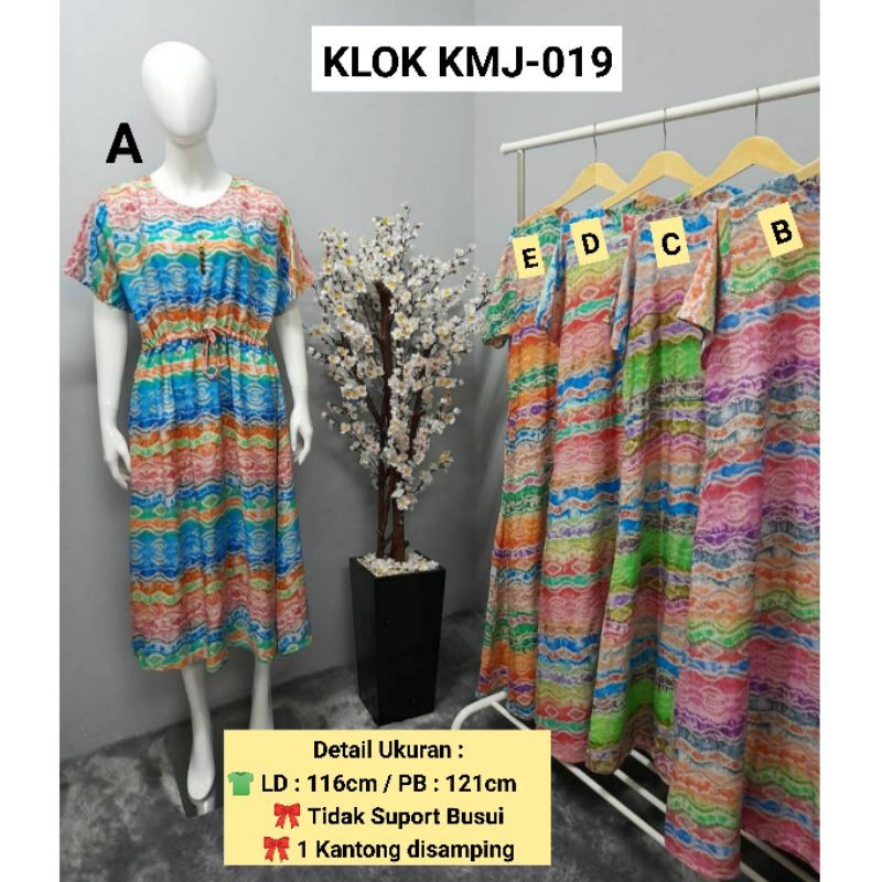 AS Daster Dress KLOK Batik Kudamas KMJ-019 LD 116cm