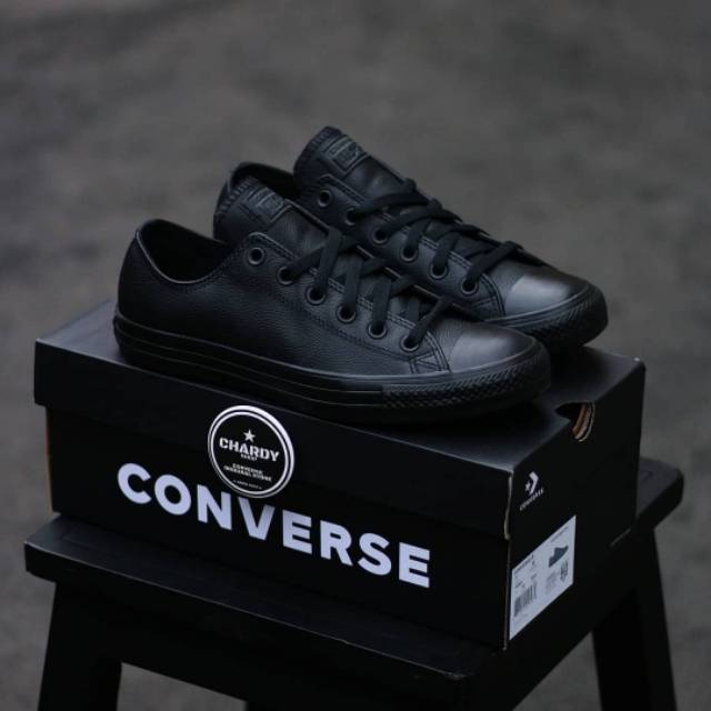converse chucks all black