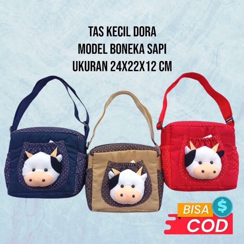 tas slempang kecil model saku dora perlengkapan bayi