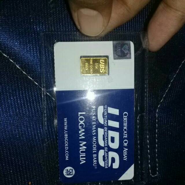EMAS UBS 1GRAM,100% Asli + Free Gift