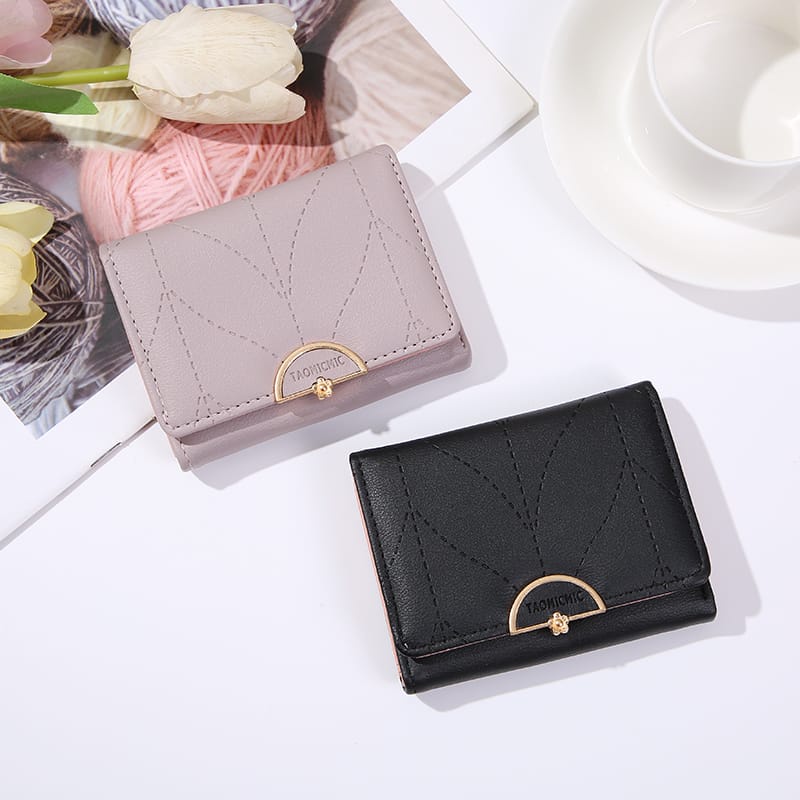ASIN829 Dompet Lipat Wanita Dompet Koin Mini D236 Mengimpor Dompet Portabel Berkualitas Tinggi Dompet Mini Wanita Murah