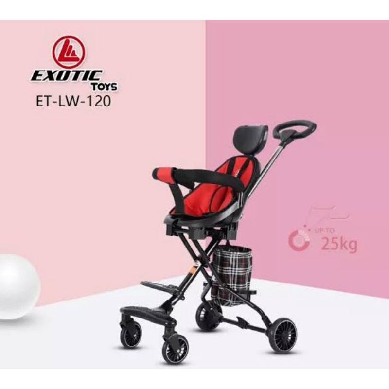 Stroller Bayi Stroler Baby Dorongan Anak Mikrotrike Exotic Stroller Travelling LW 105/121/127/226/227