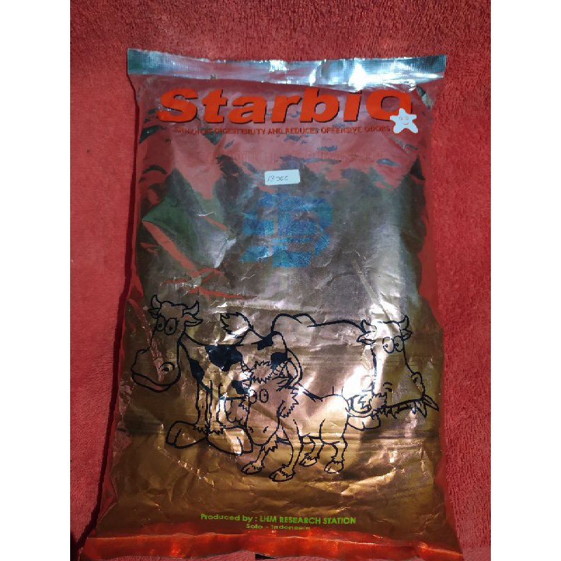 STARBIO Probiotik untuk Fermentasi Pakan Ternak Sapi, Kambing, Domba, Kerbau dll
