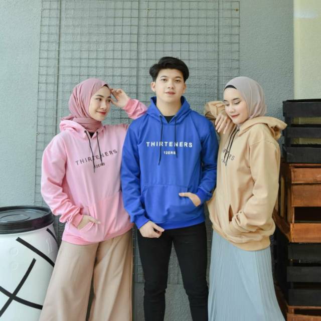 THIRTENERS HOODIE  UNISEX - ATASAN TEBAL KEKINIAN TERLARIS