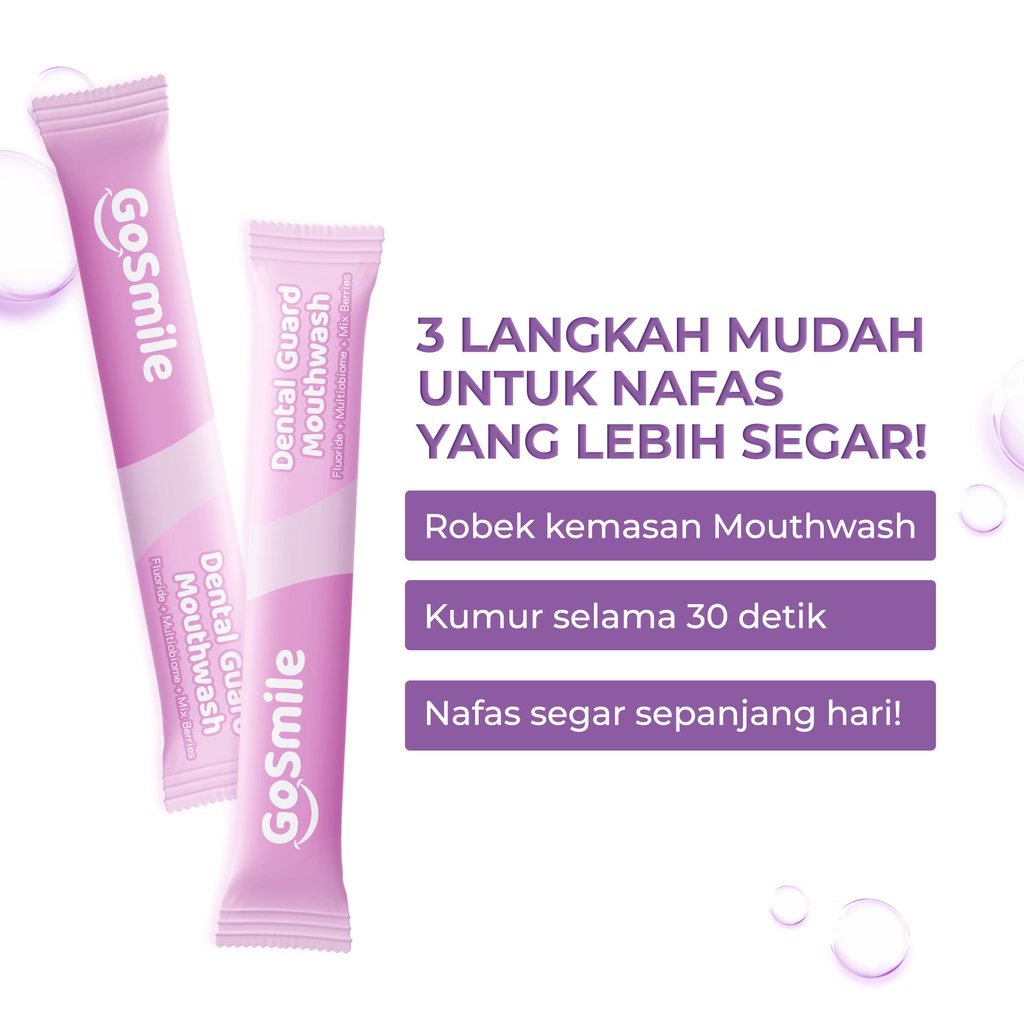 Go Smile Dental Guard Mouthwash Mix Berries Fragrance Obat Kumur - Protection Mouth Wash Obat Kumur Whitening Mencegah Gigi Berlubang dan Nafas Segar Menghilangkan Bau Bakteri Pada Mulut [BPOM]