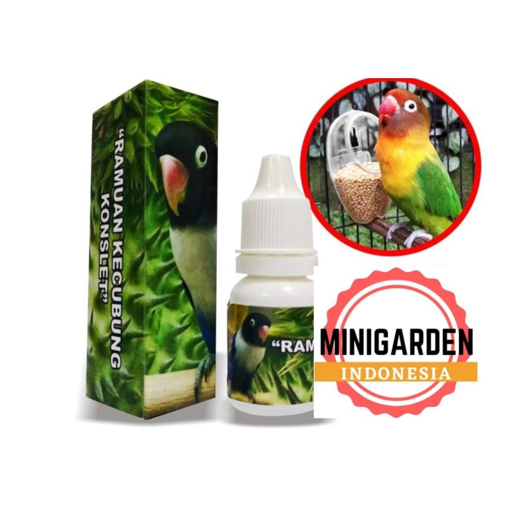 VITAMIN BURUNG RAMUAN KECUBUNG KONSLET suplement tambah stamina fighther lovebird lomba ngekek gacor