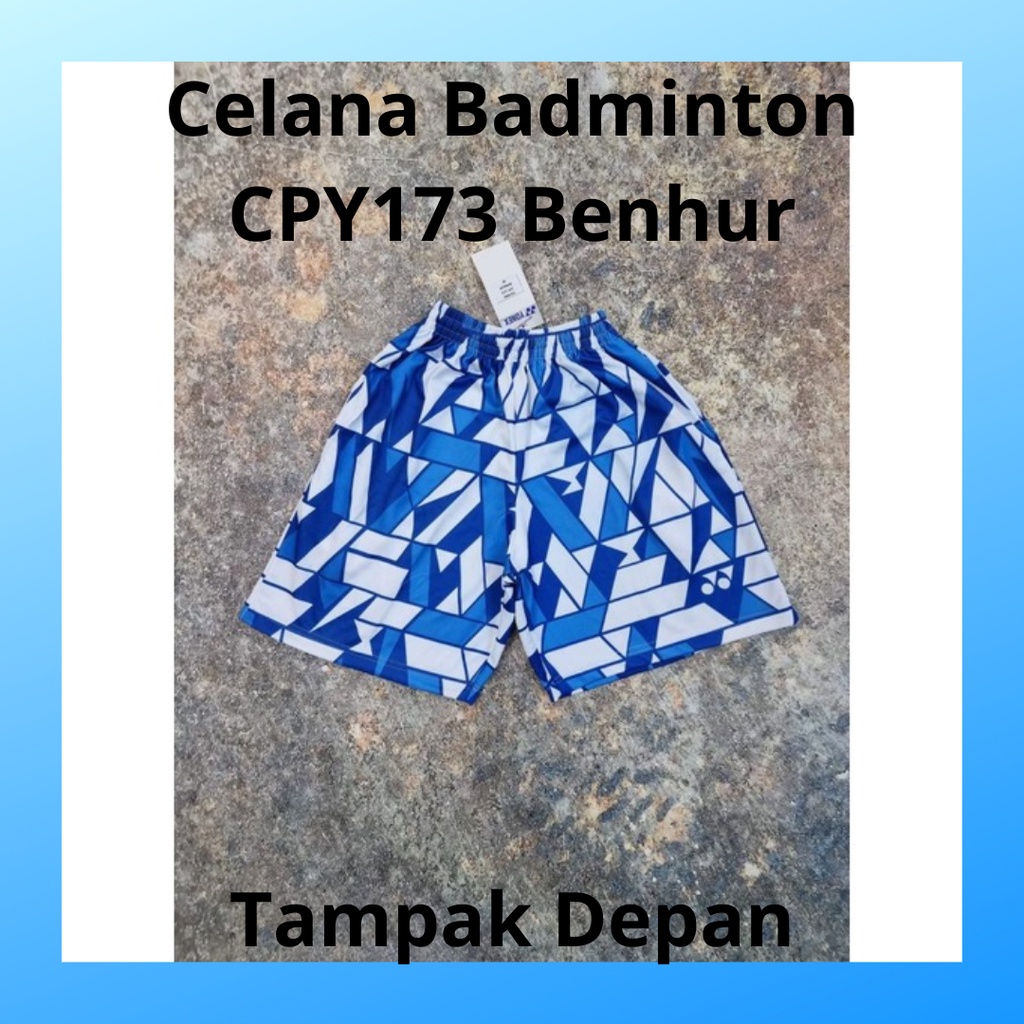 Celana badminton pria manset pendek futsal outfit short pants bawahan wanita bulutangkis dewasa kostum sepak bola pakaian olahraga surfing apparel menset sport casual sepeda compression suit base layer voli CPY173 benhur