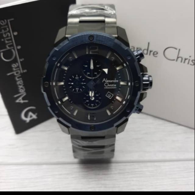 ALEXANDRE CHRISTIE PRIA AC 6410 MC ORIGINAL ( BLACK BLUE )