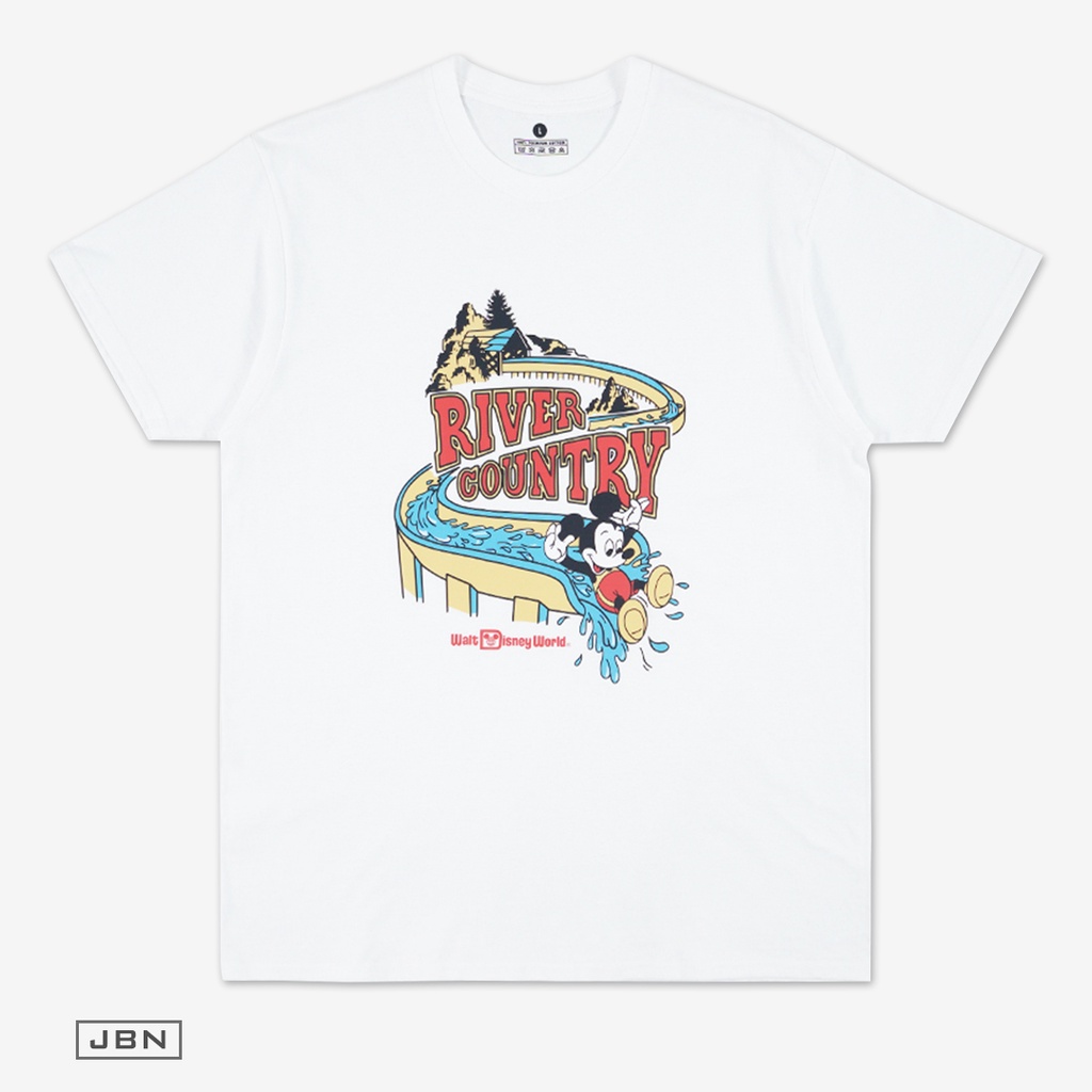 Kaos Vintage / Kaos Distro / Vintage Tshirt Retro Style River Country Mickey Mouse - JBN