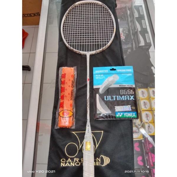 RAKET BADMINTON MADE IN JAPAN YONEX Z FORCE PUTIH