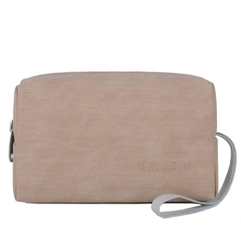 pouch dompet charger handphone krem