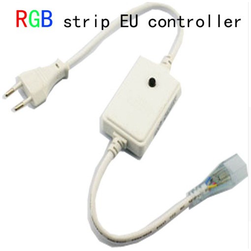 Kabel Colokan Lampu Led Strip RGB Warna Warni Mode Kedip Soket Model Selang SMD Hias Outdor Konektor Lamp Natal Kelap Kelip Conector Rope Light 8m 10m Listrik AC 220v SMD 5050  2 pin Jalur