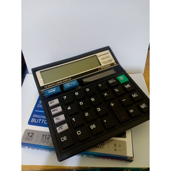 Kalkulator CT 512 12 Digit -Kalkulator Check / Kakulator Dagang Besar  / Calculator CT 512 MURAH